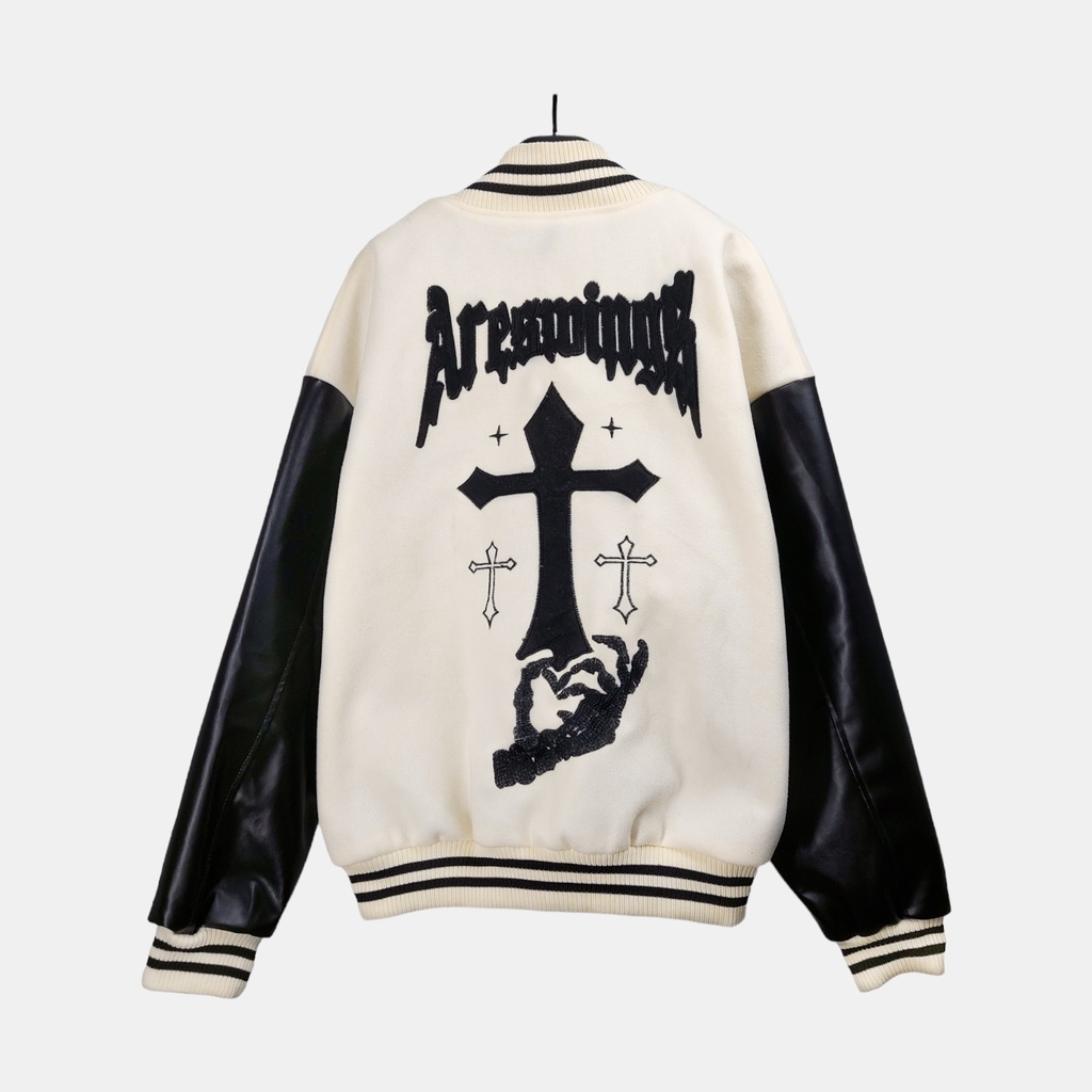 Áo Khoác Varsity HIHOZ The Cross Jacket unisex