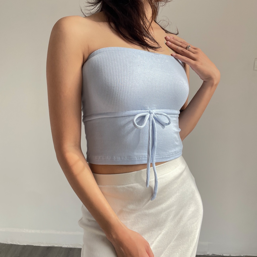Áo quây áo ống buộc nơ - Tube Top | BigBuy360 - bigbuy360.vn