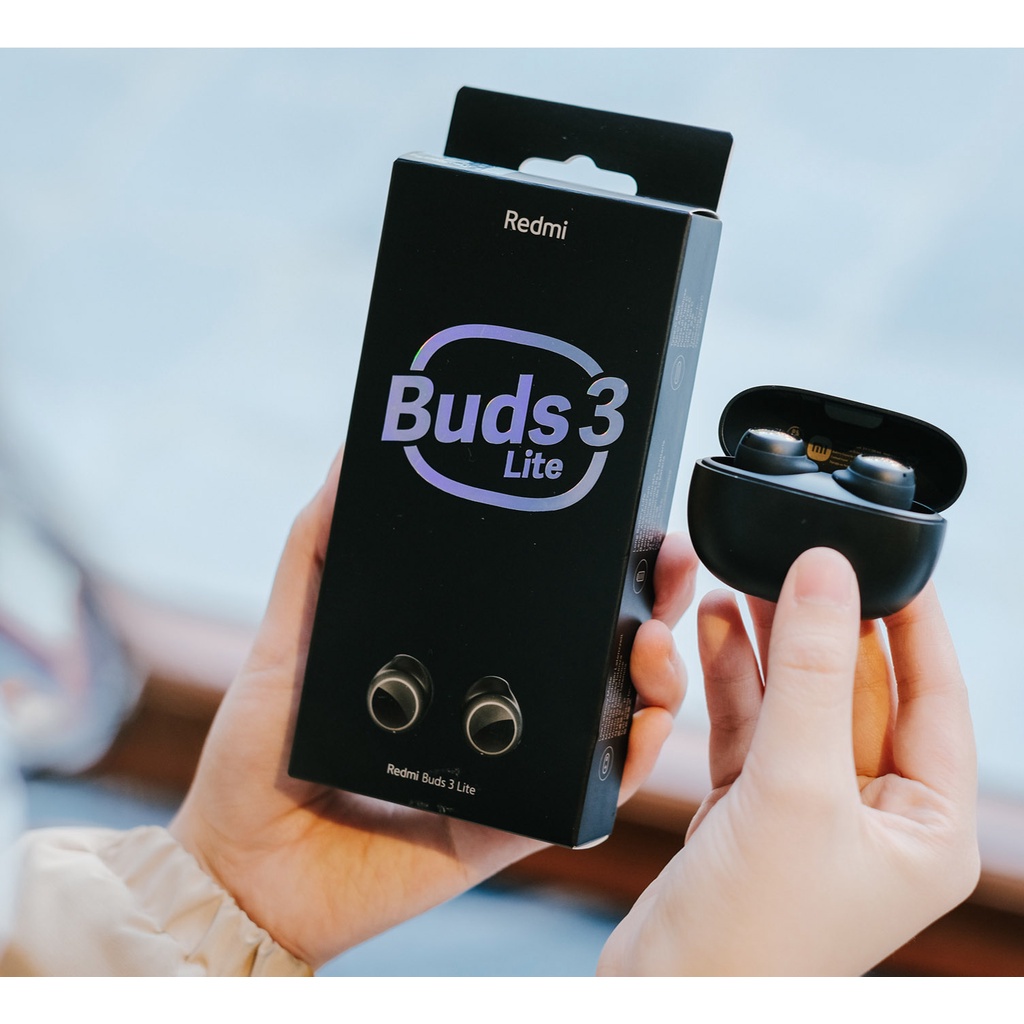 Tai nghe Bluetooth không dây Redmi Buds 3 Lite đen - trắng hàng chính hãng bảo hành 12 tháng đổi mới