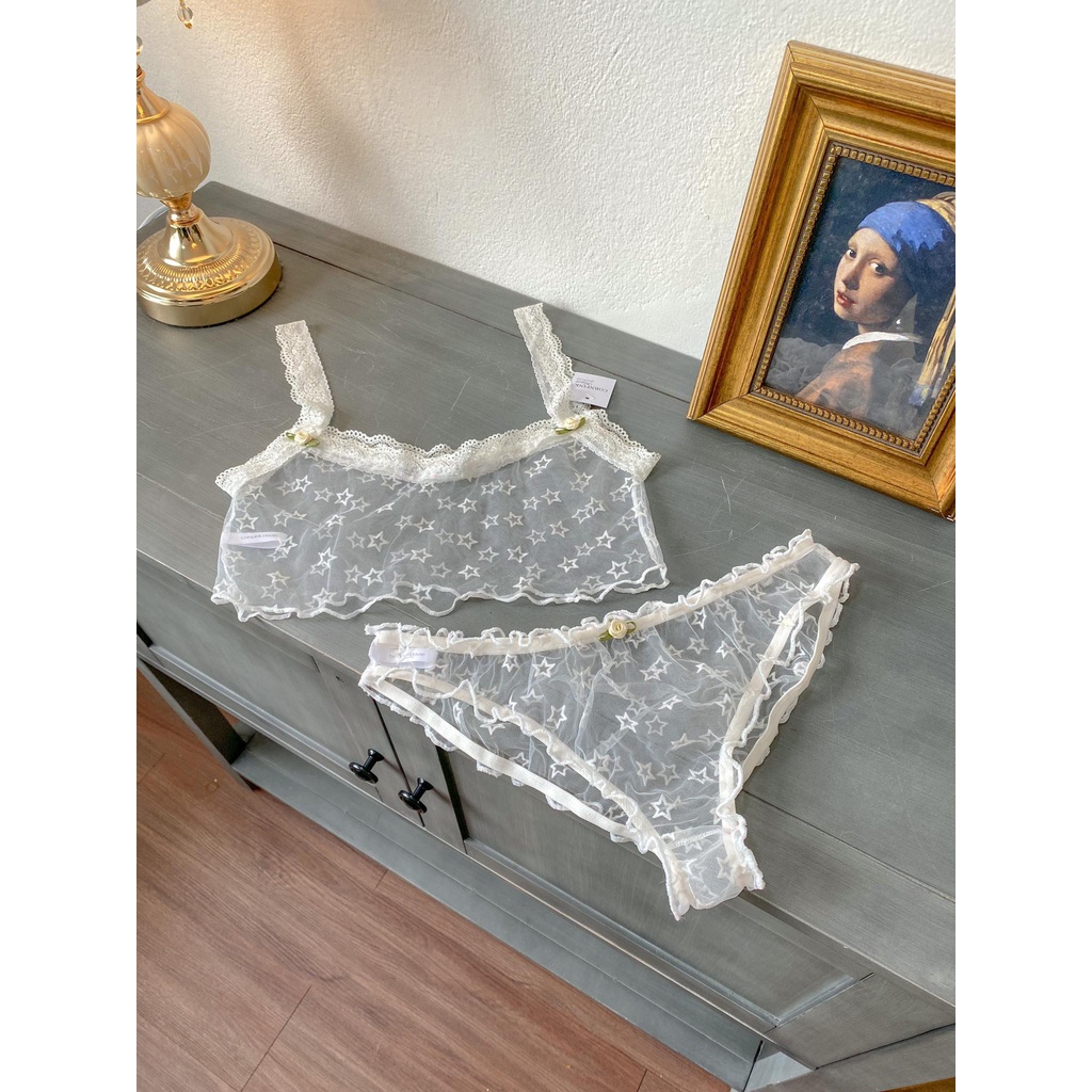 Cornpink House ✨ Like A Star | Bộ đồ lót nữ ngôi sao nhỏ | Xuyên thấu | Ngây thơ-Quyến rũ | Trong suốt | BigBuy360 - bigbuy360.vn