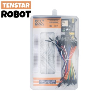 Bảng mạch breadboard 3.3v / 5v mb102 + dây điện mb-102 830 điểm