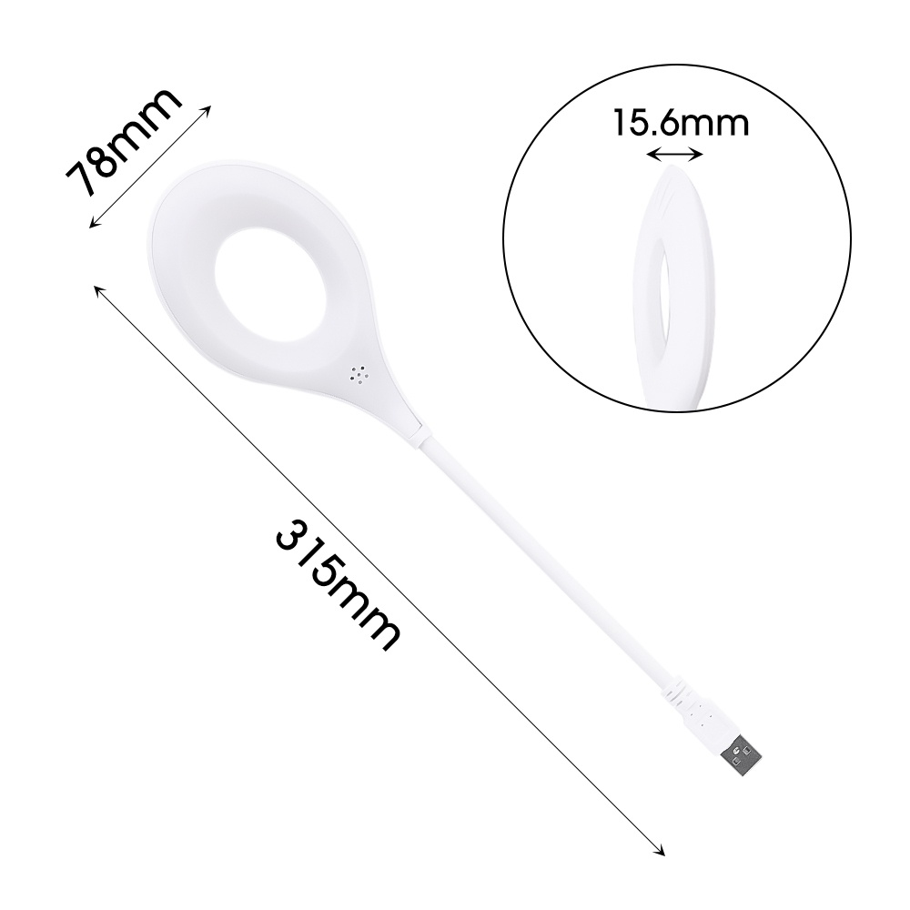 Đèn Đọc Sách Điều Khiển Bằng Giọng Nói / Đèn Ngủ / Đèn LED Mini Di Động Tiện Dụng