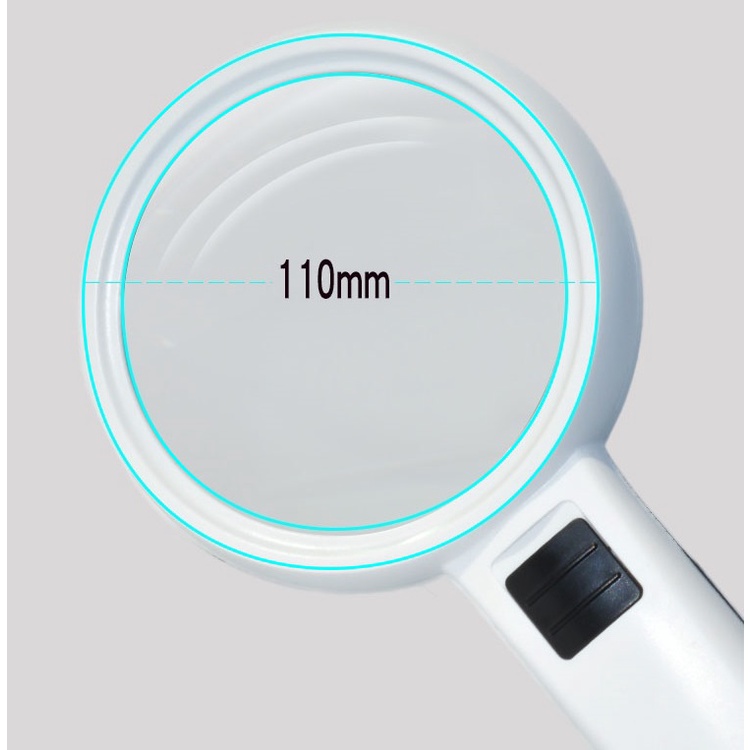 Kính lúp cầm tay Magnifier có 3 Đèn Led