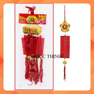 ĐỒ TREO TẾT PHÁO TIỂU CÓ MẶT 1 BỊCH 10 DÂY