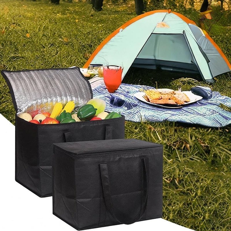 Túi Đựng Thức Ăn Sức Chứa Lớn Có Thể Gấp Lại Cách Nhiệt Tiện Dụng