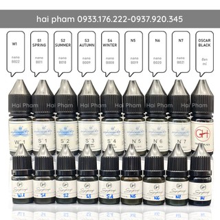 Mực phun xăm GH Chai chiết 6ml giá rẻ nhất thị trường