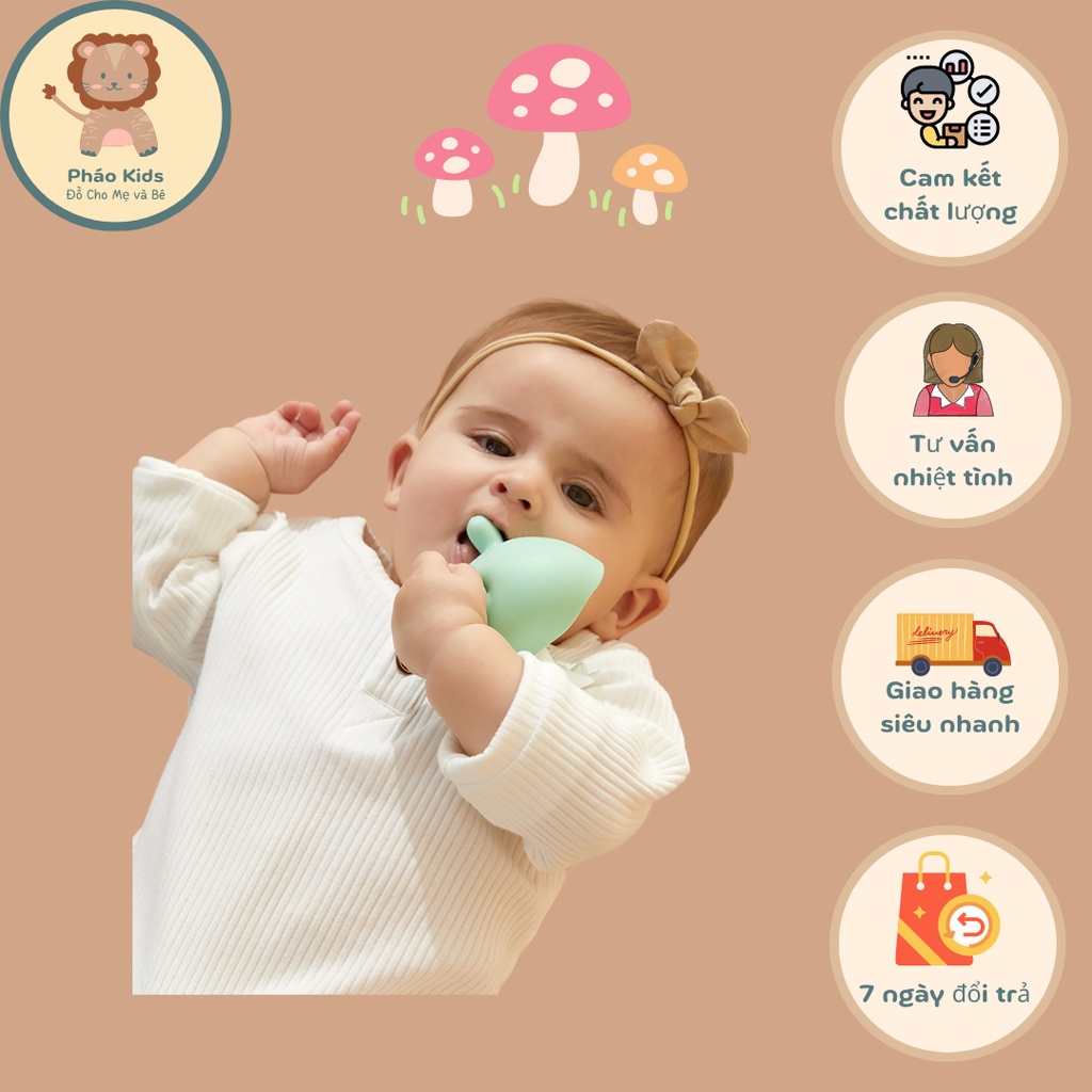 Gặm Nướu Hình Dáng Cây Nấm Nhiều Màu Sắc Cho Bé