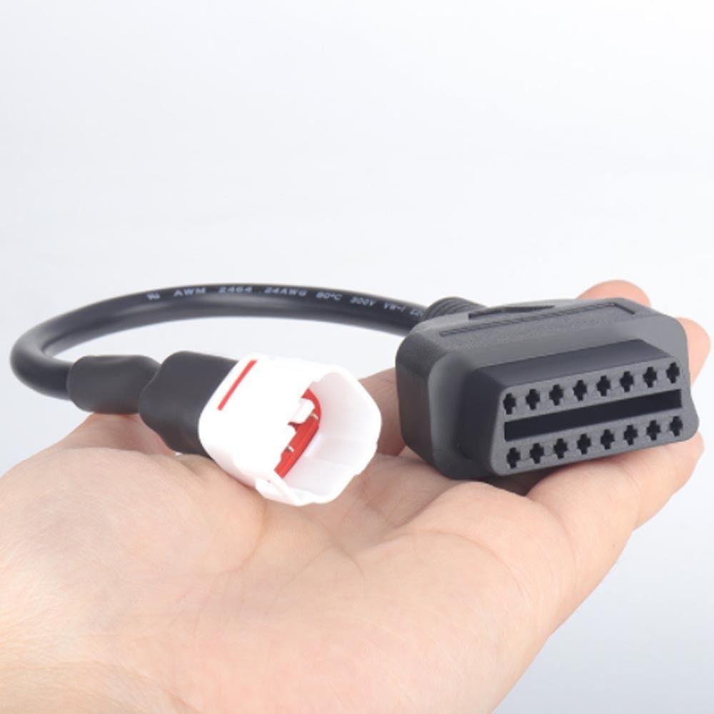 AARON1 Dây Cáp Chuyển Đổi 4 pin OBD2 OBD 16pin Sang 4 pin Chuyên Dụng Cho Xe Mô Tô