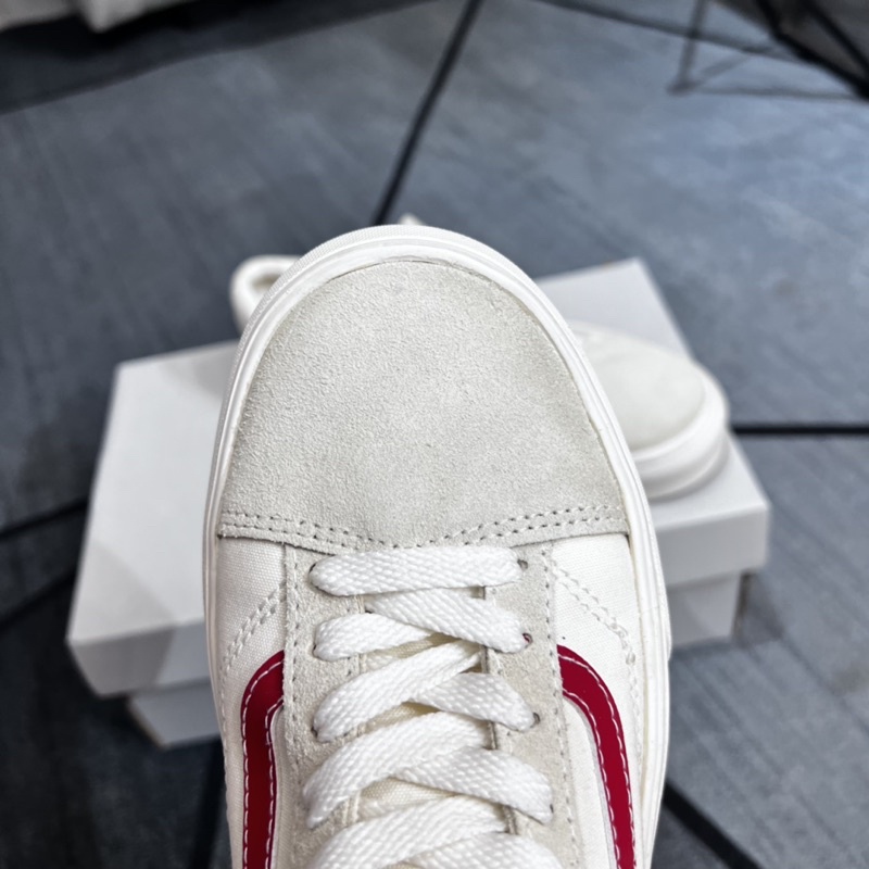 Giày Vans Stye36 Marshmallow Racing Red White