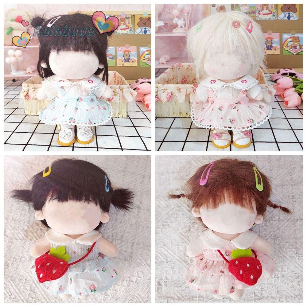 Đầm Hai Dây Màu Cầu Vồng Thay Thế Cho Búp Bê 20cm