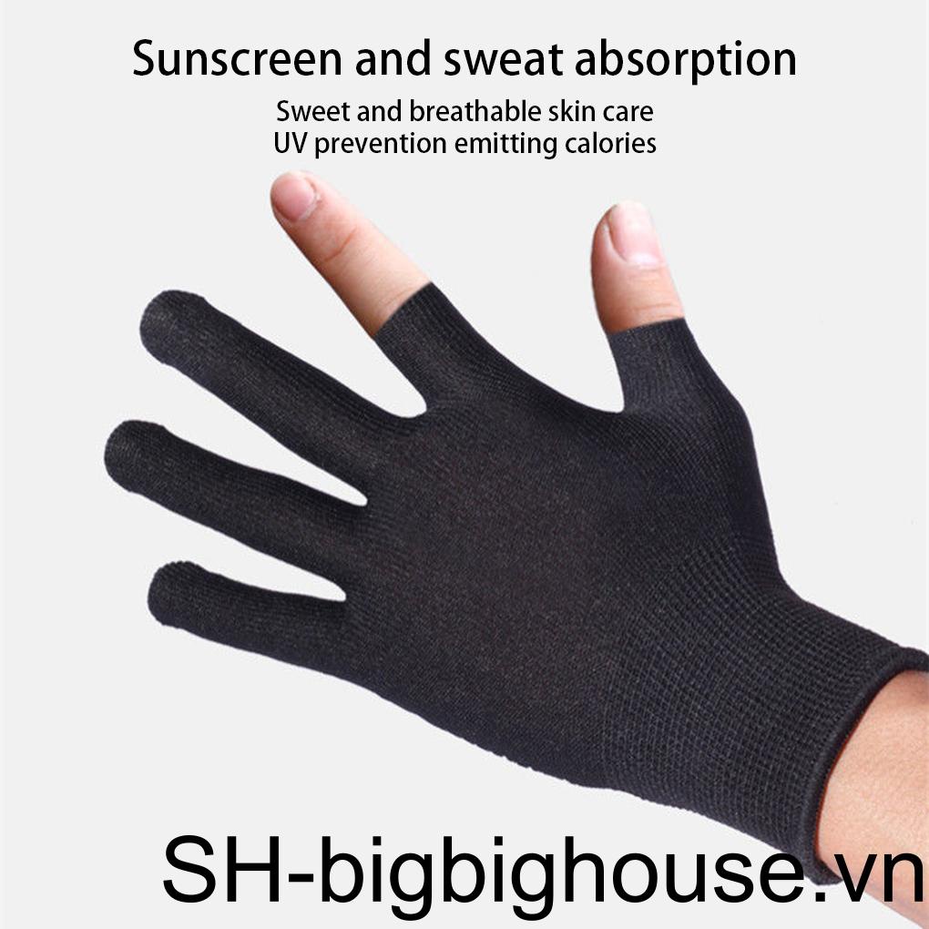 Găng Tay Hở Ngón Chống Gió Chống Trượt Thoải Mái Dùng Khi Lái Xe Mô Tô
