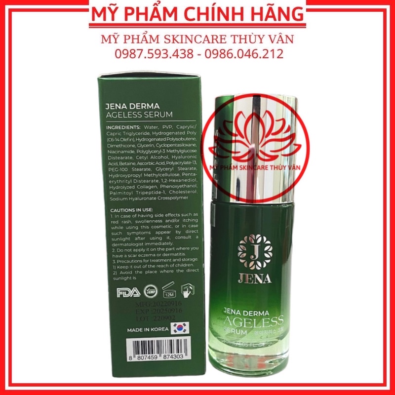 Tinh Chất Collagen Trẻ Hoá Da Hàn Quốc Chính Hãng JENA 30ml