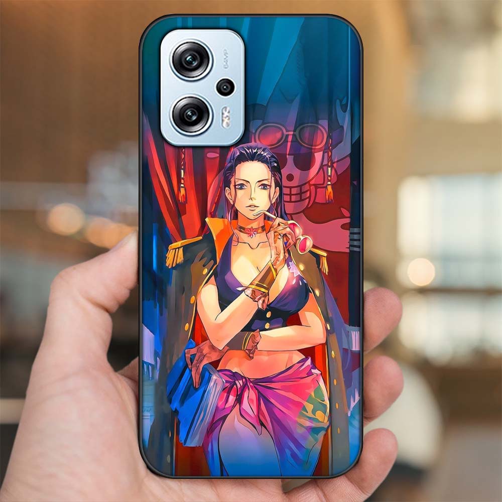 Ốp lưng Poco X4 GT viền đen in hình Nico Robin One Piece Đảo Hải Tặc