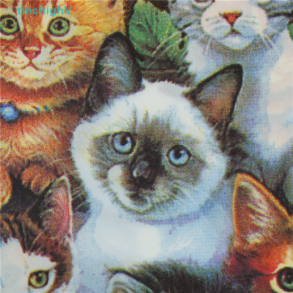 Set 20 Tờ Khăn Ăn Giấy Hình Mèo Trang Trí Tiệc / Đám Cưới / Sinh Nhật