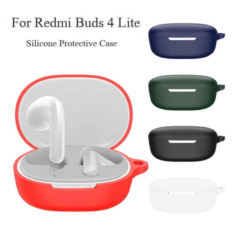 Vỏ Bảo Vệ Hộp Sạc Tai Nghe Redmi Buds 4 Lite Bằng Silicon Họa Tiết Hoạt Hình Totoro Phi Hành