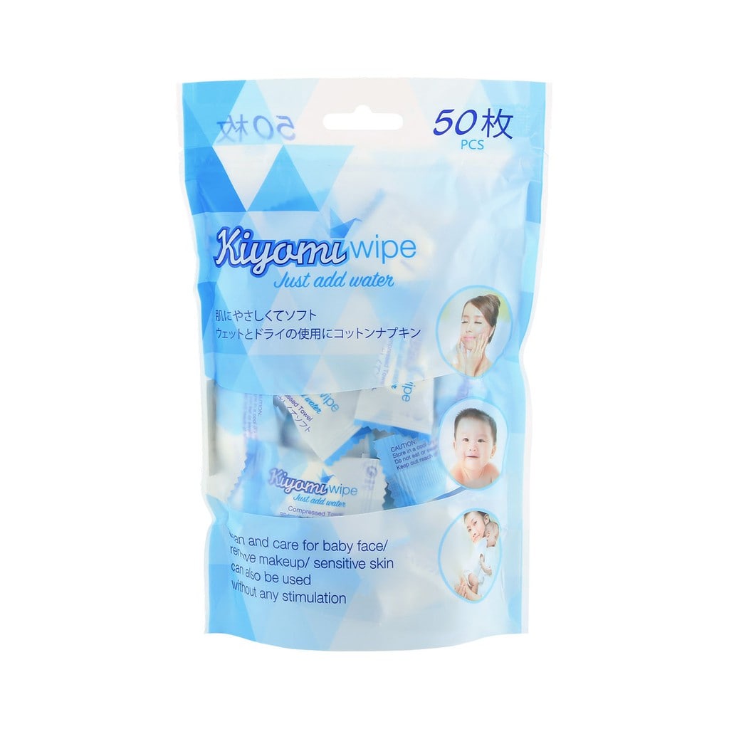 Túi khăn nén 50 viên kháng khuẩn dạng viên kẹo tiện lợi