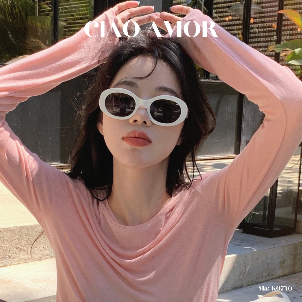 Kính mát nữ, Kính râm nữ mắt mèo 1 chụp hình đi biển Trang sức Ciao Amor - K0740