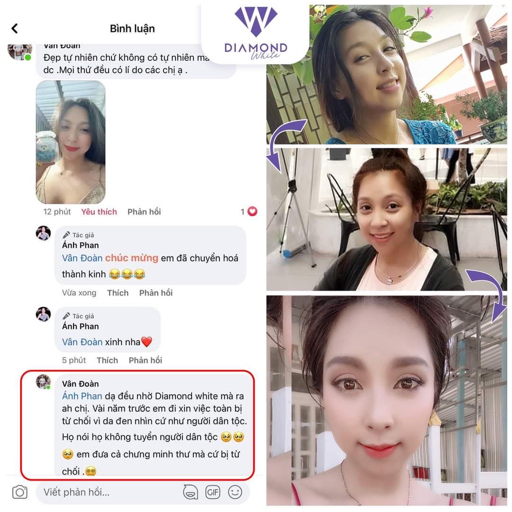 Mua 1 Tặng 1 Viên Uống Trắng Da Diamond White