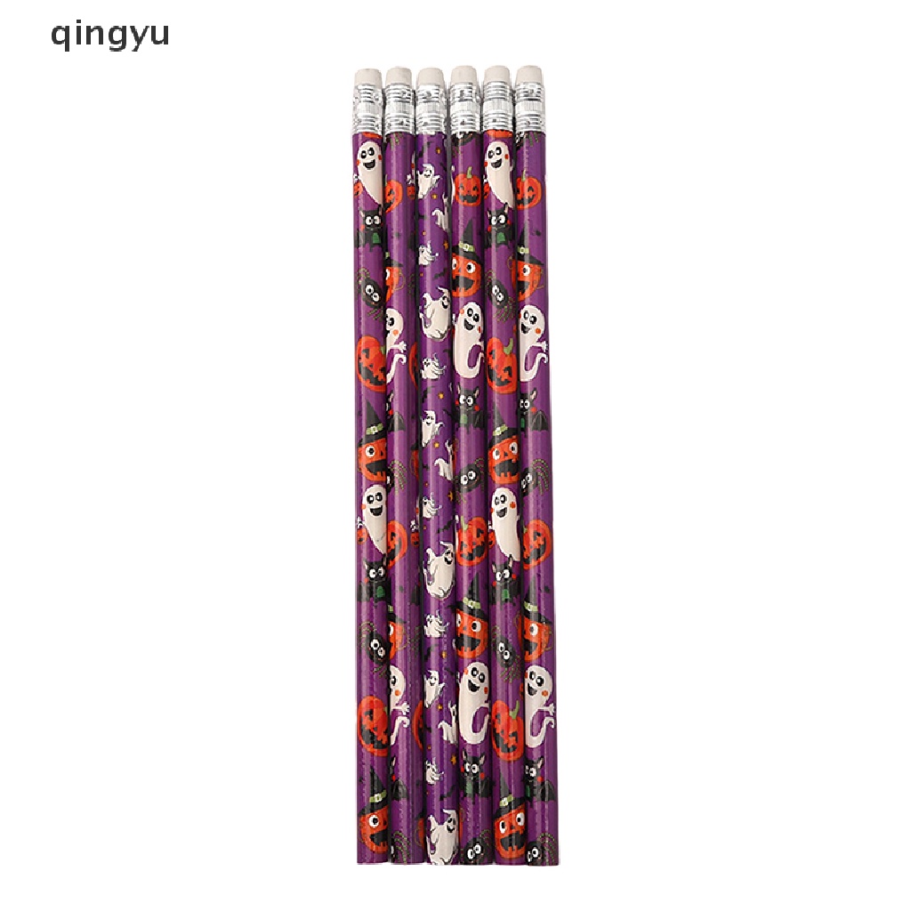 Bộ 10 Cây Bút Chì Họa Tiết Halloween Thân Thiện Với Môi Trường