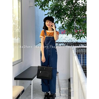 Quần yếm dài xanh [STORY] Q839 (ảnh thật)