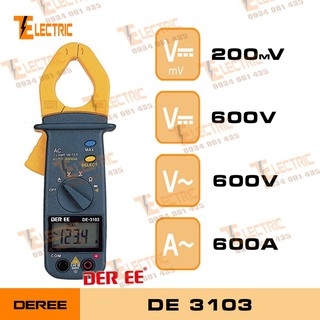 Deree DE - 3103 Ampe kìm đo dòng AC 600V
