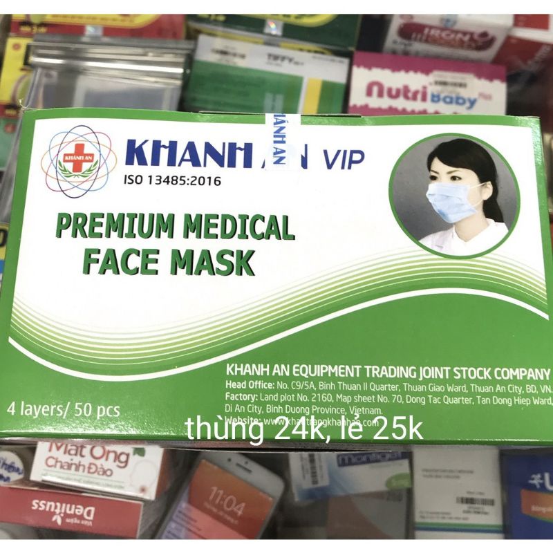 Khẩu trang y tế KHÁNH AN vip,KF94, KA99 chống tia UV