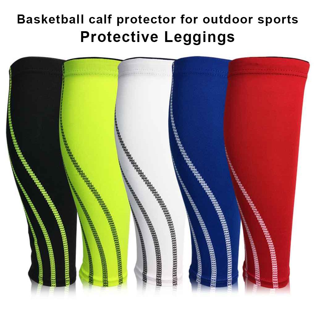 1 Đôi Vớ Nén Bắp Chân Dùng Khi Chơi Bóng Rổ, Chạy Bộ, Đạp Xe Cho Nam Và Nữ