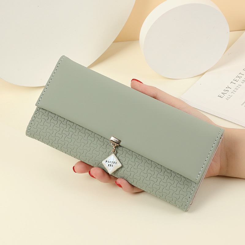 SALE Ví nữ dài cao cấp gắn đá đẹp thời trang nhiều ngăn cầm tay ROSE V34