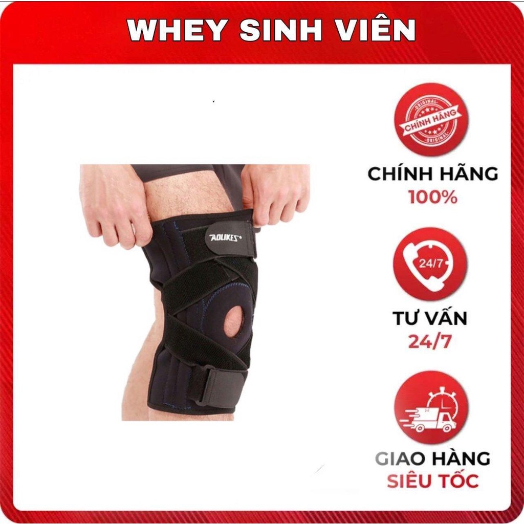 Đai gối cao cấp Aolikes đan chéo ( 2 túi ) - XỎ GỐI ĐAN CHÉO CAO CẤP CHO DÂN TẬP GYM , ĐẠP XE,CHẠY BỘ , ĐÁ BÓNG