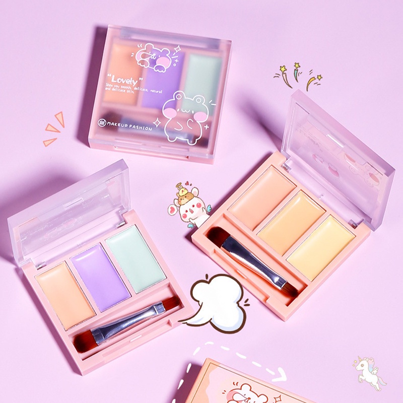 Kem Che Khuyết Điểm Xixi 3 Ngăn Dưỡng Ẩm Che Phủ Quầng Thâm Và Nếp Nhăn jp5