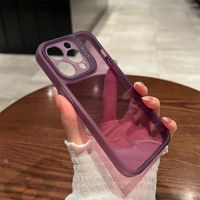Ốp Điện Thoại TPU Silicon Mềm Trong Suốt Chống Rơi Hình Đôi Mắt Cho Iphone14 13 12 11Pro Max xs xr 7 / 8Plus