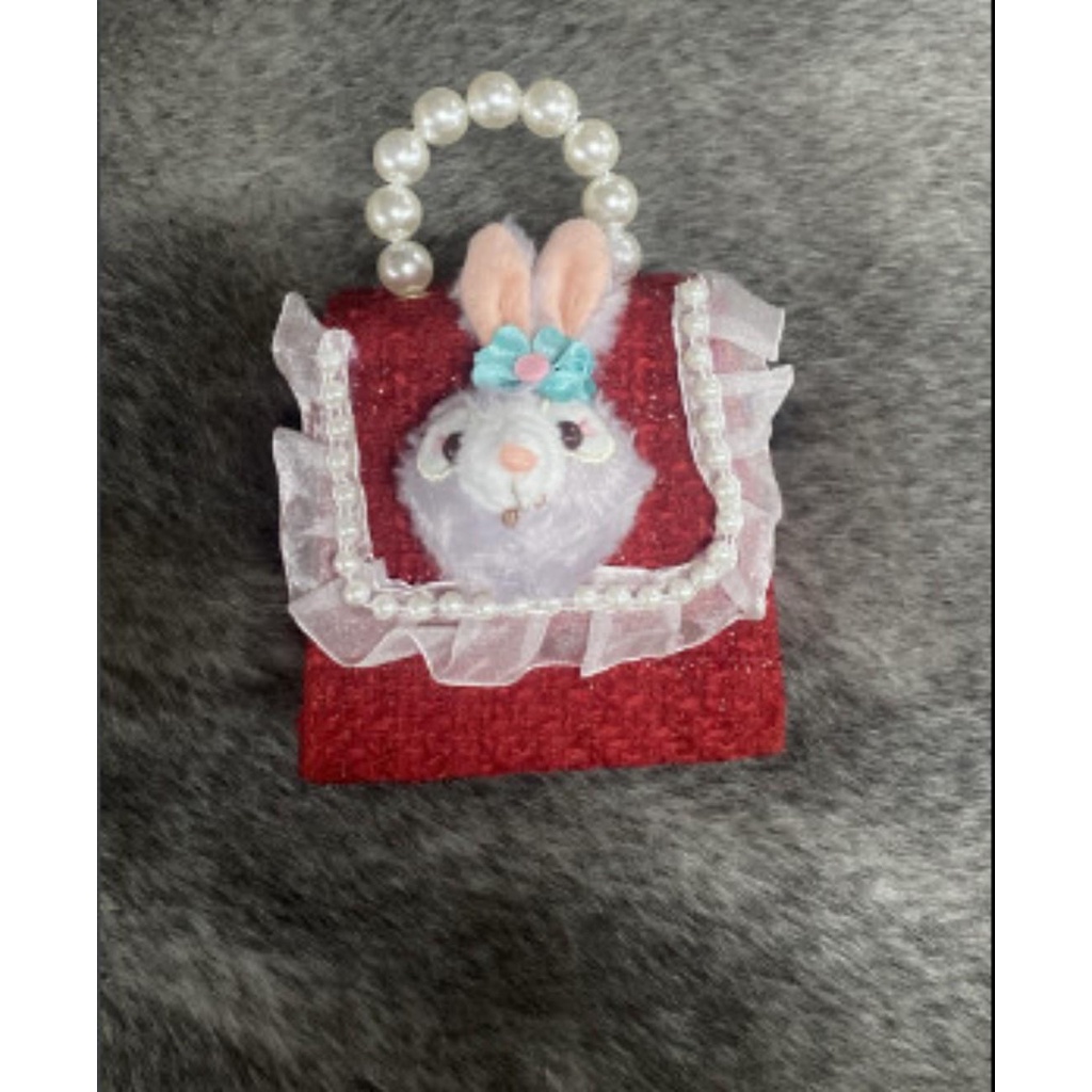 PVN57263 Túi Dạ Quai Ngọc Màu Đỏ Cho Bé Siêu Dễ Thương