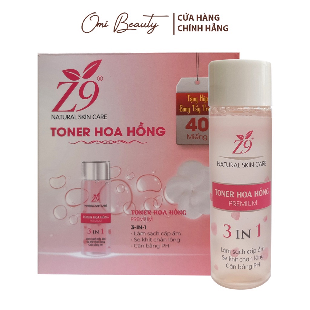 Nước Hoa Hồng Z9 Dưỡng Ẩm Se Khít Lỗ Chân Lông (Hộp chai 150ml)