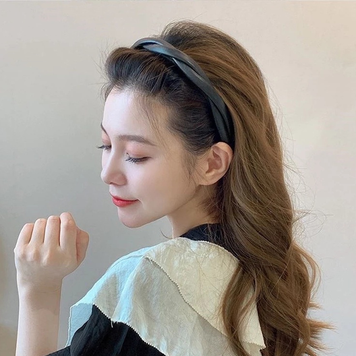 Băng Đô Cài Tóc Dạng Xoắn Phong Cách Vintage Đơn Giản Cho Nữ