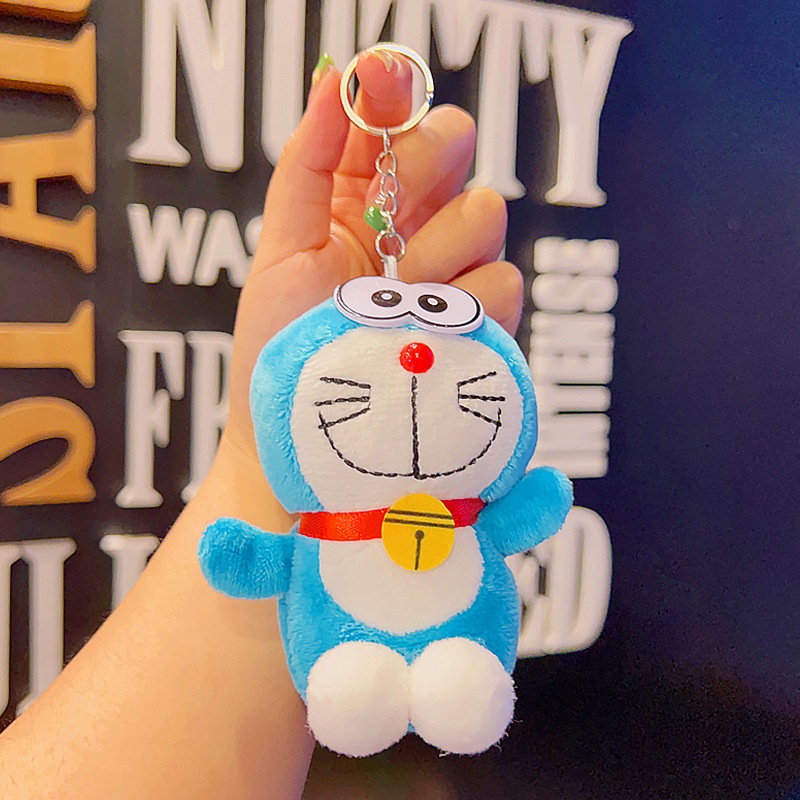 Móc Khóa Hình Doraemon Nhồi Bông Dễ Thương