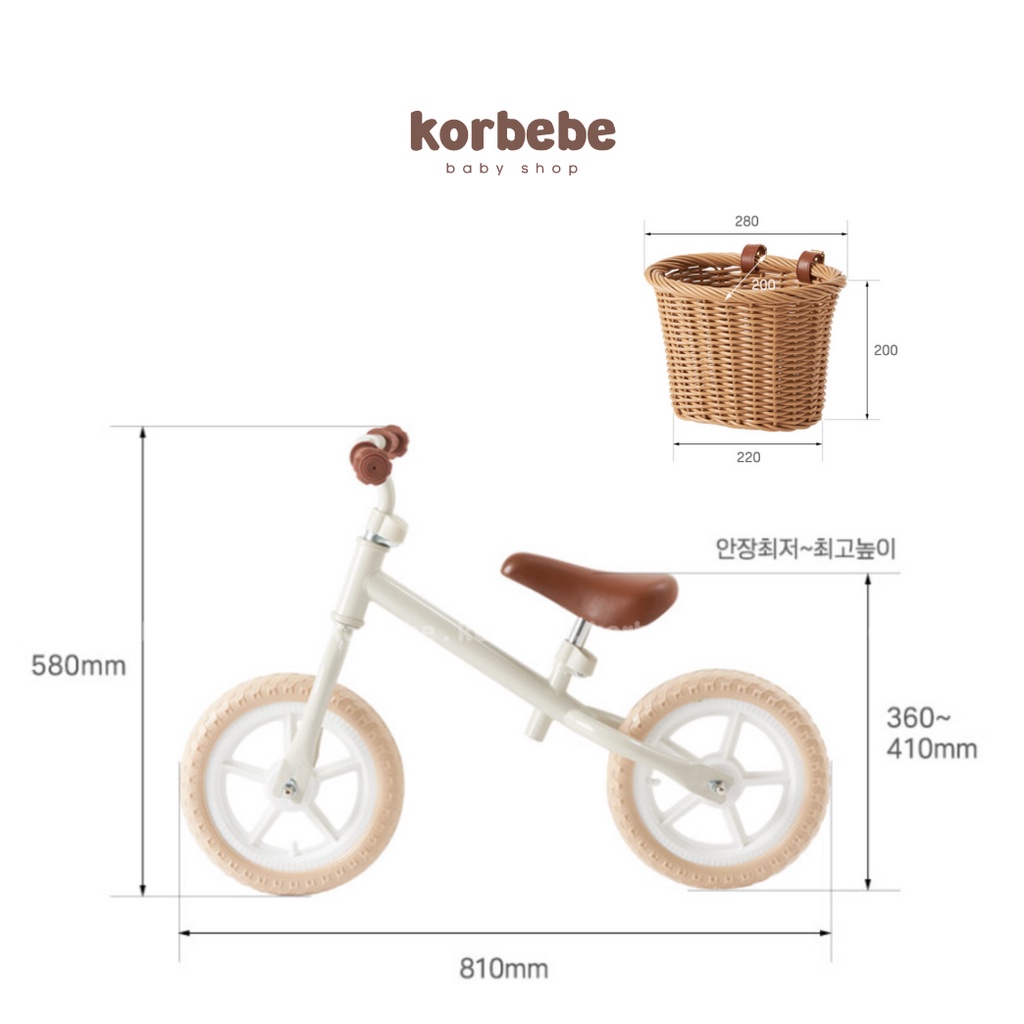 Xe thăng bằng cho bé CoaaCoaa Hàn Quốc