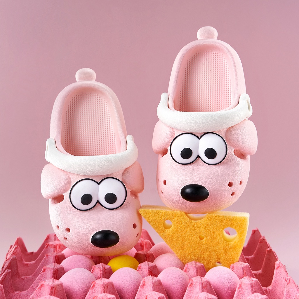 Cheerful Mario Dép Crocs Bằng EVA Mềm Chống Trượt In Hoạt Hình Mario Dễ Thương Cho Bé Gái