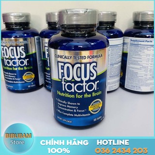 Focus factor viên uống bổ não hộp 180v của mỹ