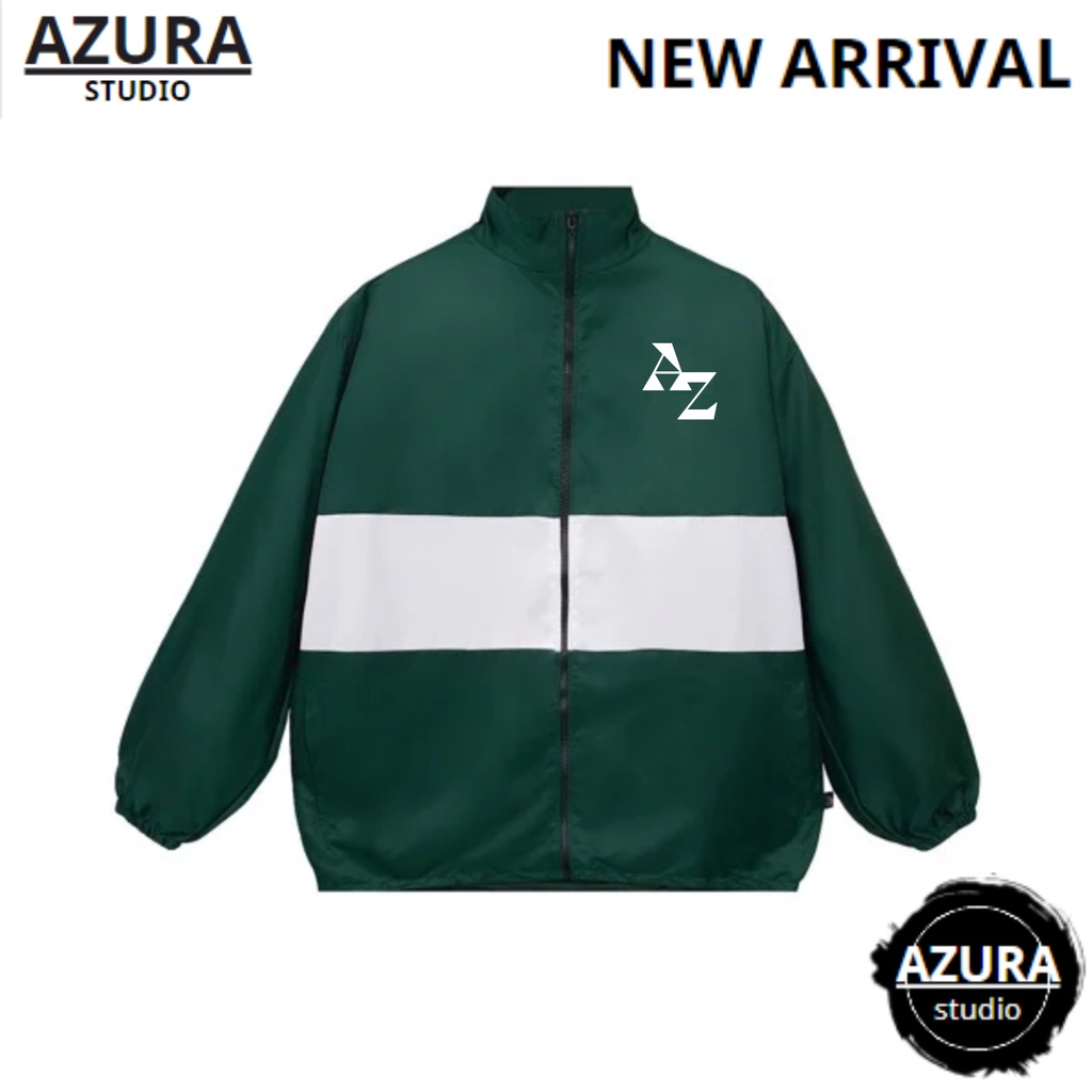 Áo khoác dù AZURA jacket 2 lớp phối màu V2 unisex - Áo khoác nam nữ Ullzang Basic -  Azura shop