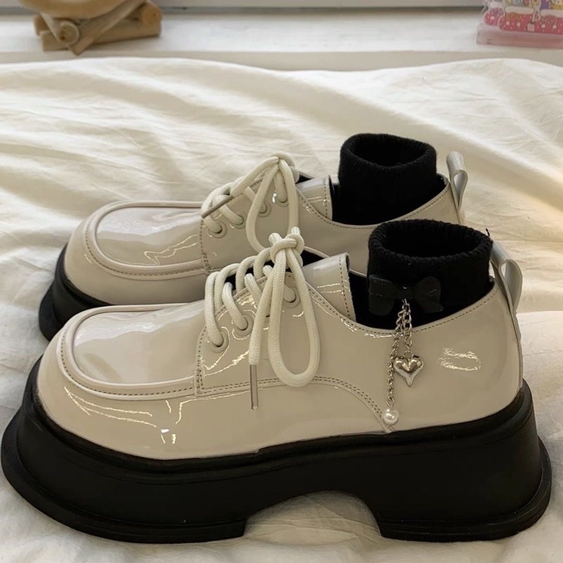 (Có Sẵn) Giày Oxford lolita đế dày siêu ngầu