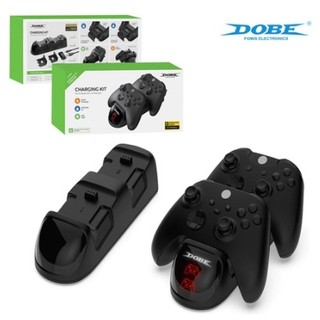 Dock sạc đôi cho tay cầm xbox one s, xbox series s kèm 2 pin sạc chính hãng dobe