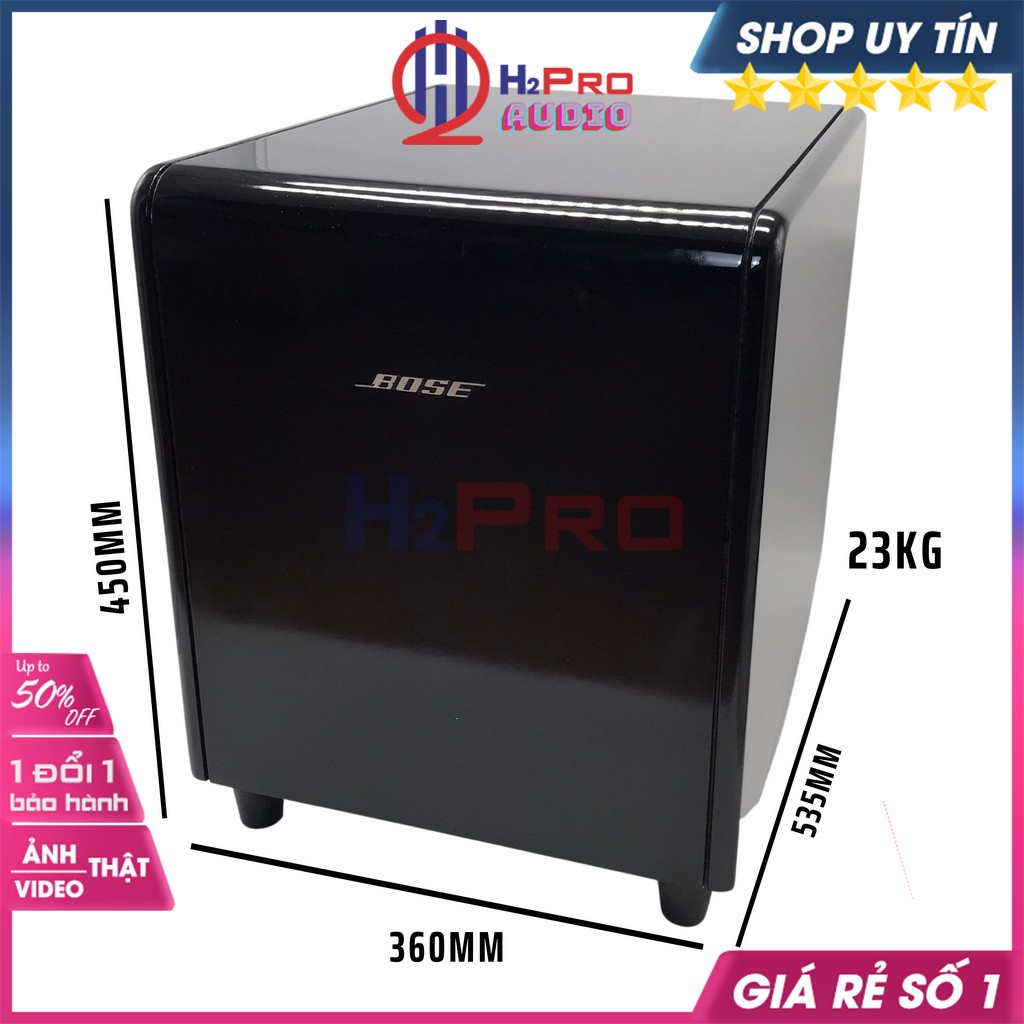 Loa Sub Điện Bass 30 AM-1200 270W Cao Cấp, Loa Sub Gầm 30 Siêu Trầm Karaoke,Bass Ấm Căng (Tặng Dây Av Đôi) - H2pro Audio