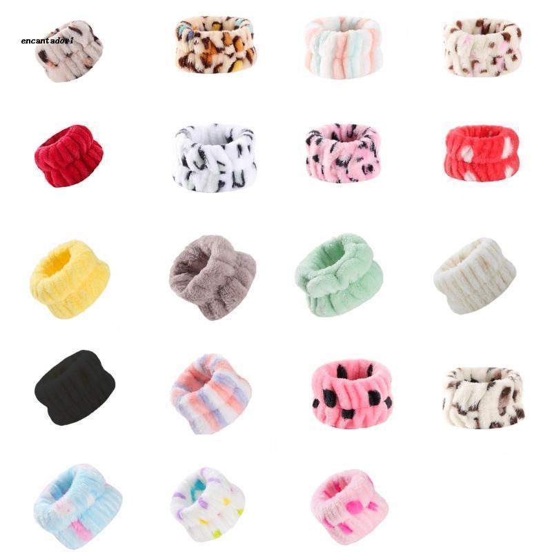 ✿ Băng Quấn Cổ Tay Bằng Sợi Microfiber Tiện Dụng Cho Spa / Rửa Mặt