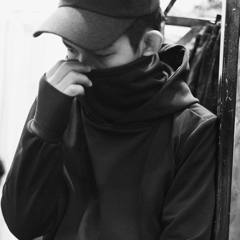 Áo Hoodie Ninja Tay Dài Phong Cách Cá Tính Cho Nam Nữ Áo Hoodie Cổ Cao Vải Bất Kỳ