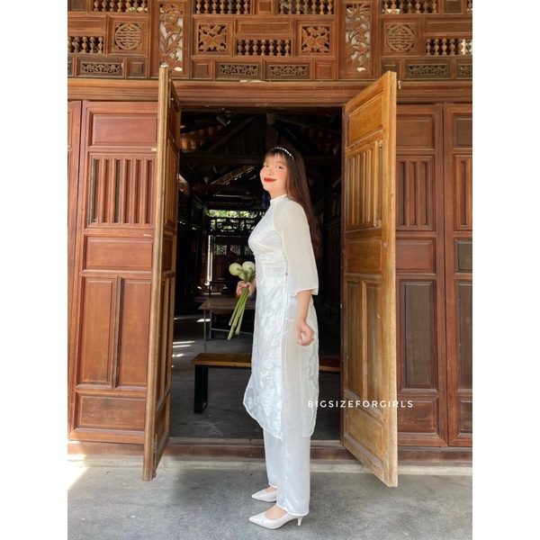 ÁO DÀI TƠ HOA - AD05