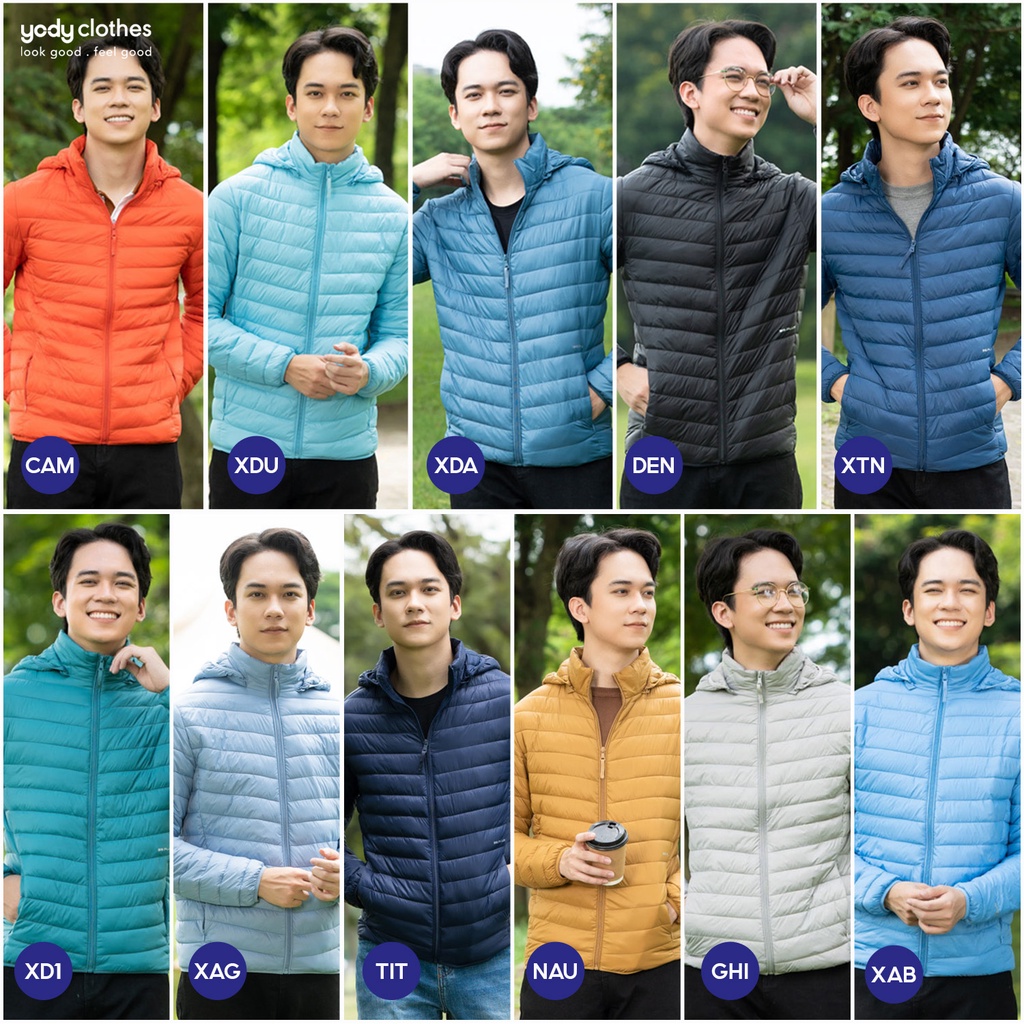 Áo phao nam có mũ 3S PLUS Siêu nhẹ Siêu ấm Siêu gọn Trượt nước PHM5017