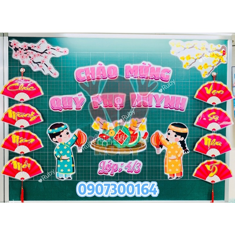 Trang trí Tết - Đồ dùng dạy học Ruby