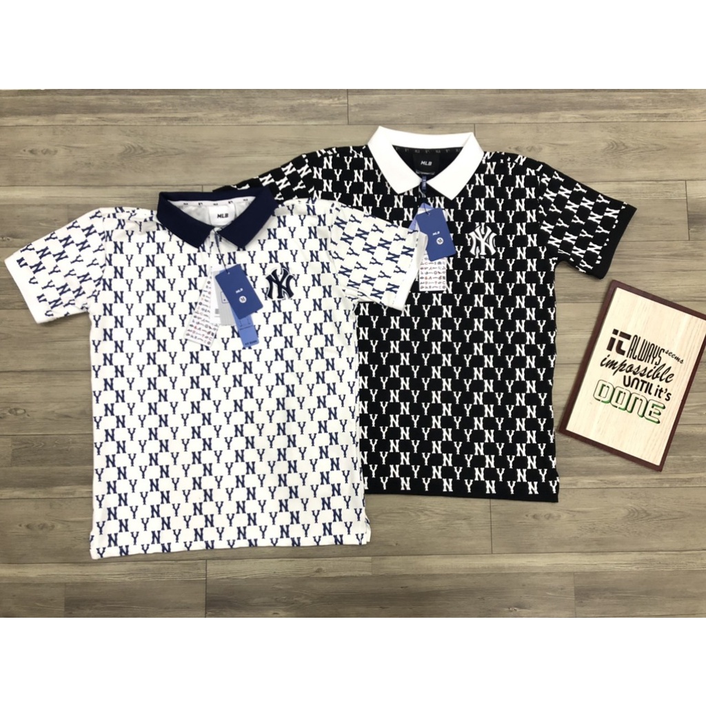 Áo polo mlb monogram