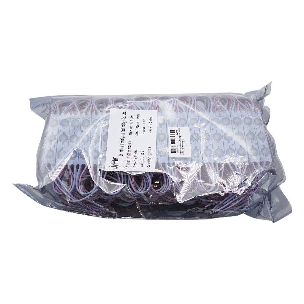 LED hắc 3 bóng trắng tim 6011 len đục HC - 1 dây 20 bóng12v