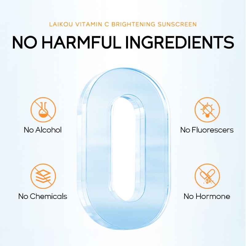 Kem Chống Nắng LAIKOU Vitamin C Làm Sáng Da SPF50 PA + + + 50g